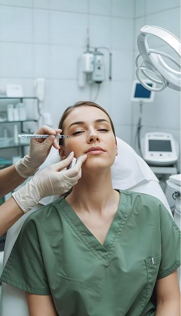 Dr. Sravya Reddy in consultation with a patient